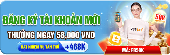 thưởng đăng ký 789bet