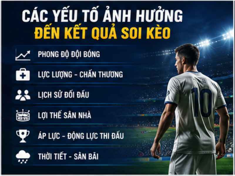 Các Yếu Tố Ảnh Hưởng Đến Kết Quả Soi Kèo