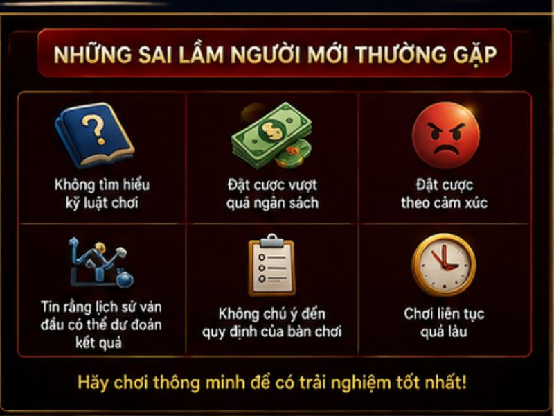 Những Sai Lầm Người Mới Thường Gặp